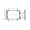 Condenseur de climatisation AVA QUALITY COOLING