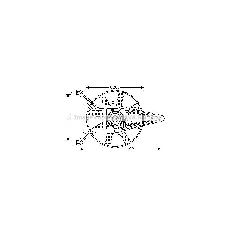Ventilateur (refroidissement moteur) AVA QUALITY COOLING