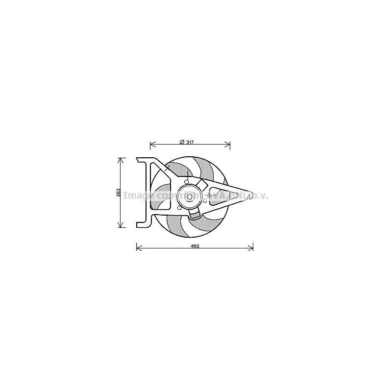 Ventilateur (refroidissement moteur) AVA QUALITY COOLING