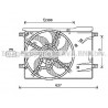 Ventilateur (refroidissement moteur) AVA QUALITY COOLING