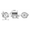 Moteur électrique (pulseur d'air habitacle) AVA QUALITY COOLING