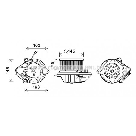 Moteur électrique (pulseur...
