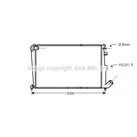 Radiateur AVA QUALITY COOLING