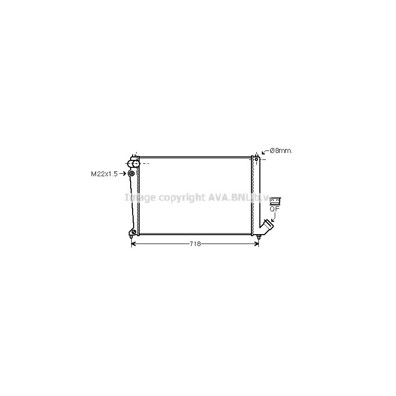 Radiateur AVA QUALITY COOLING