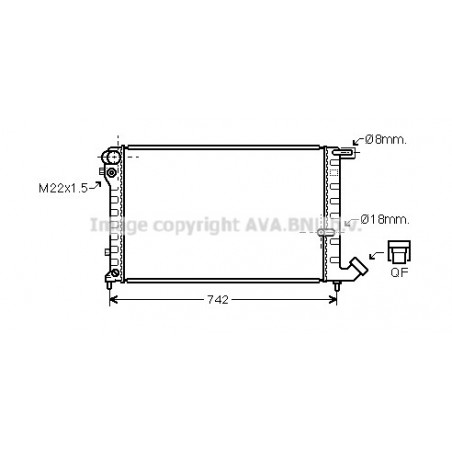 Radiateur AVA QUALITY COOLING