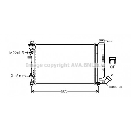 Radiateur AVA QUALITY COOLING