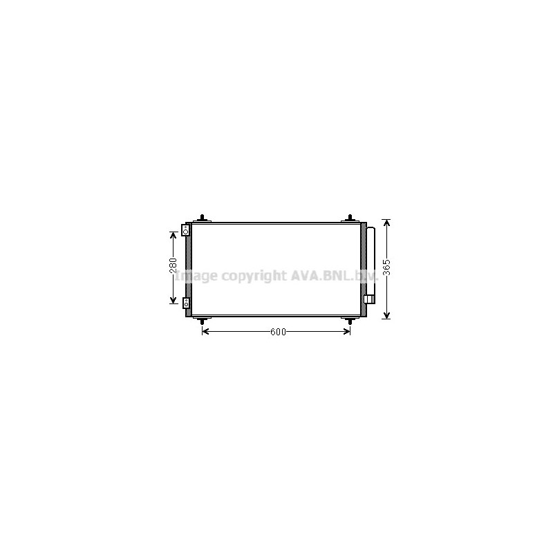 Condenseur de climatisation AVA QUALITY COOLING