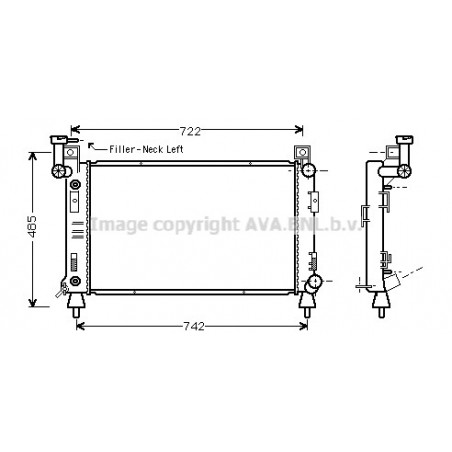 Radiateur AVA QUALITY COOLING