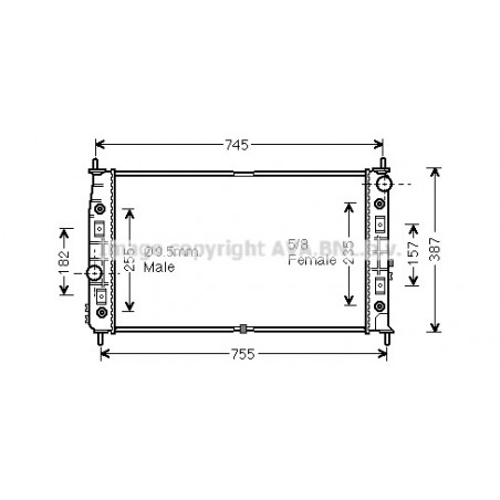 Radiateur AVA QUALITY COOLING
