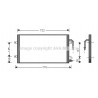 Condenseur de climatisation AVA QUALITY COOLING