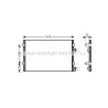Condenseur de climatisation AVA QUALITY COOLING