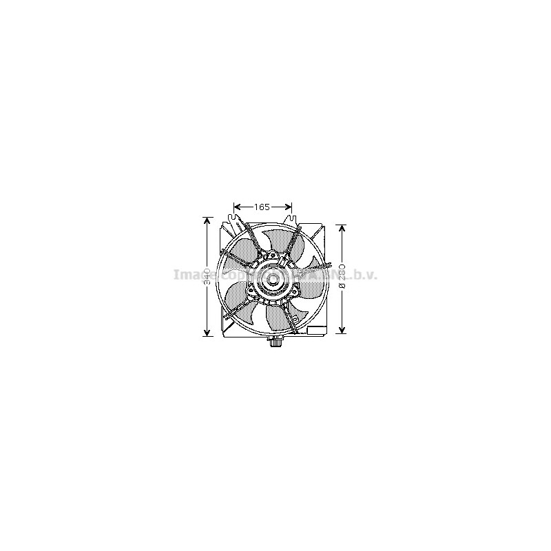 Ventilateur (refroidissement moteur) AVA QUALITY COOLING
