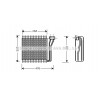 Evaporateur de climatisation AVA QUALITY COOLING