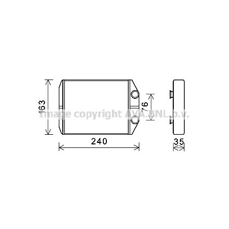 Radiateur de chauffage AVA...