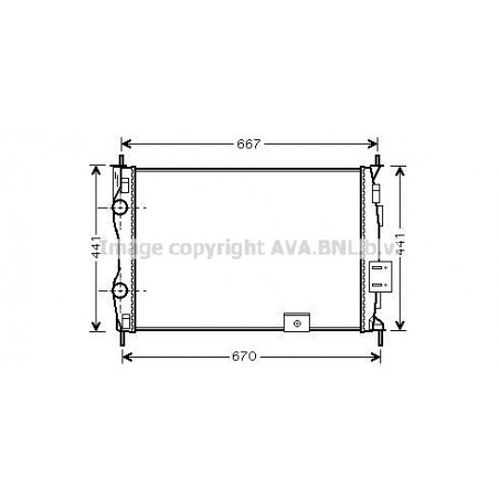 Radiateur AVA QUALITY COOLING