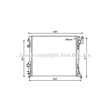 Radiateur AVA QUALITY COOLING