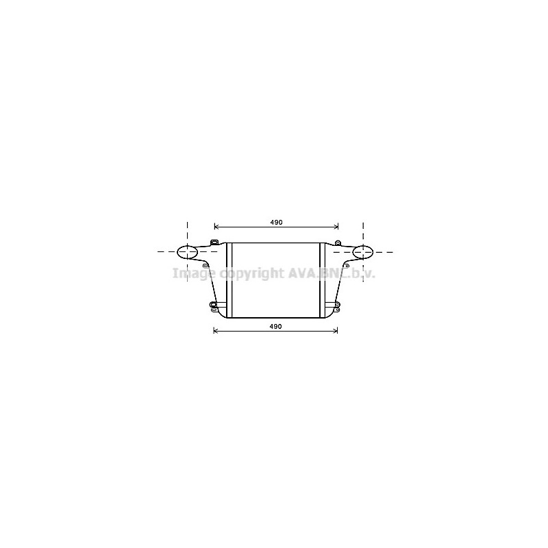 Intercooler (échangeur d'air) AVA QUALITY COOLING