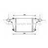 Intercooler (échangeur d'air) AVA QUALITY COOLING