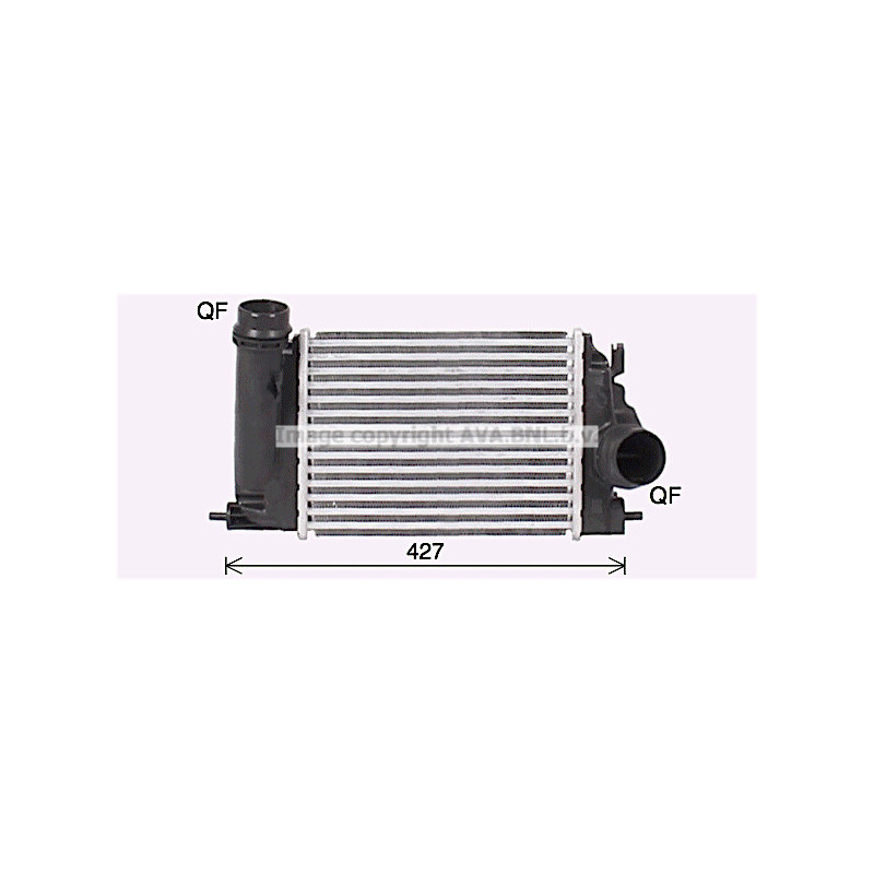 Intercooler (échangeur d'air) AVA QUALITY COOLING