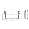Condenseur de climatisation AVA QUALITY COOLING