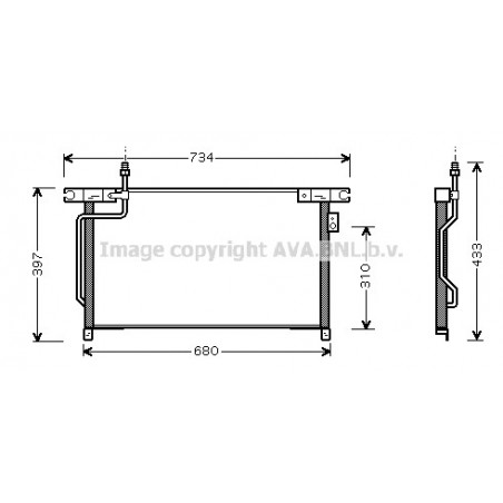 Condenseur de climatisation...