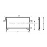 Condenseur de climatisation AVA QUALITY COOLING
