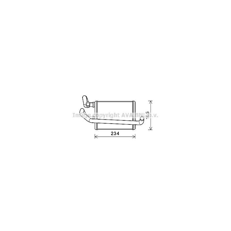 Radiateur de chauffage AVA QUALITY COOLING