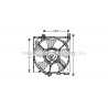 Ventilateur (refroidissement moteur) AVA QUALITY COOLING