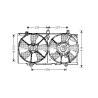 Ventilateur (refroidissement moteur) AVA QUALITY COOLING