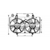 Ventilateur (refroidissement moteur) AVA QUALITY COOLING