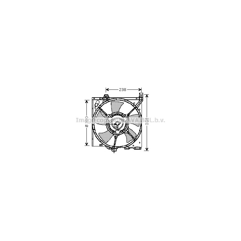 Ventilateur (refroidissement moteur) AVA QUALITY COOLING