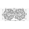 Ventilateur (refroidissement moteur) AVA QUALITY COOLING