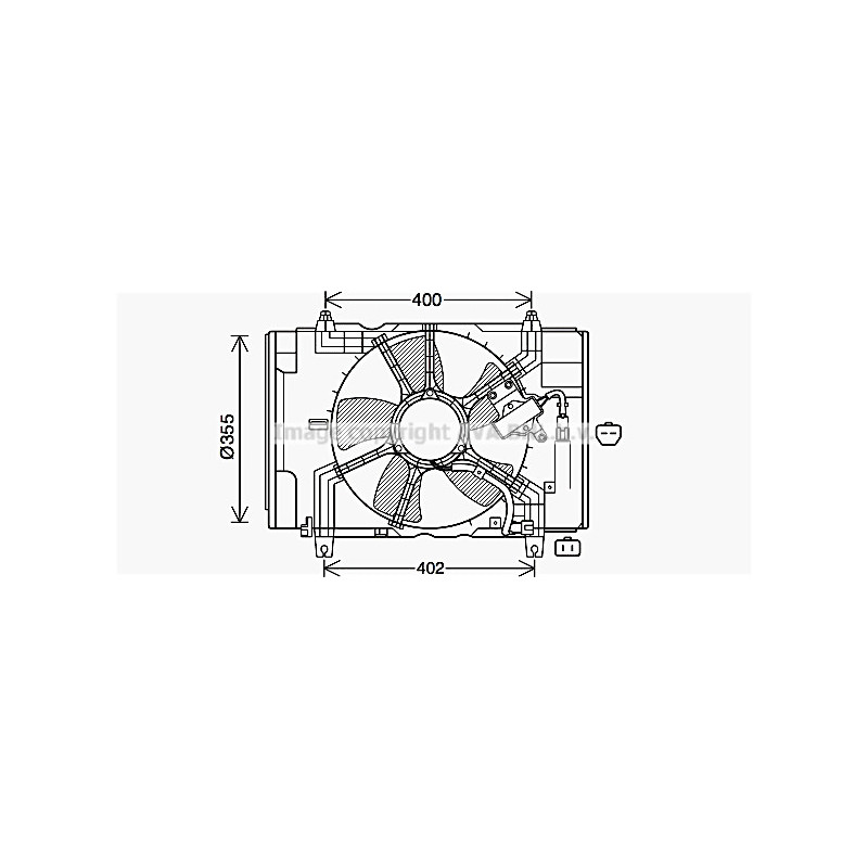 Ventilateur (refroidissement moteur) AVA QUALITY COOLING