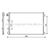 Condenseur de climatisation AVA QUALITY COOLING