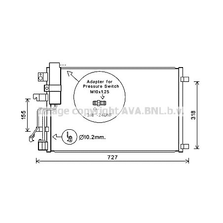 Condenseur de climatisation...