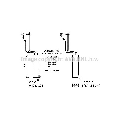 Bouteille déshydratante AVA...
