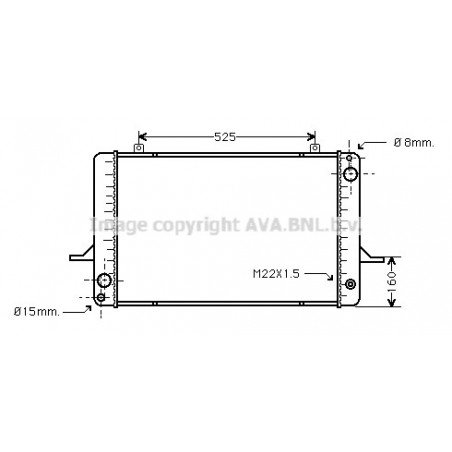 Radiateur AVA QUALITY COOLING