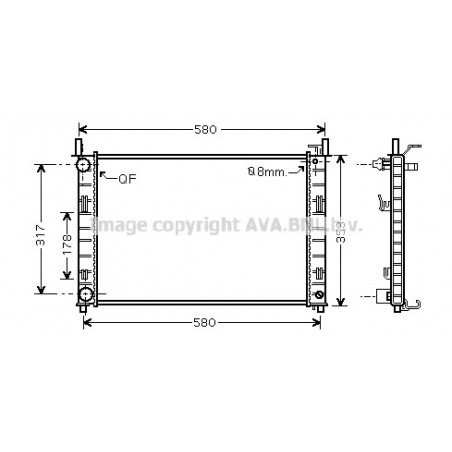 Radiateur AVA QUALITY COOLING