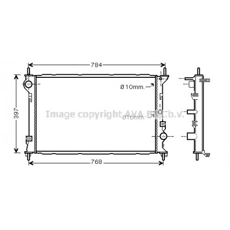 Radiateur AVA QUALITY COOLING