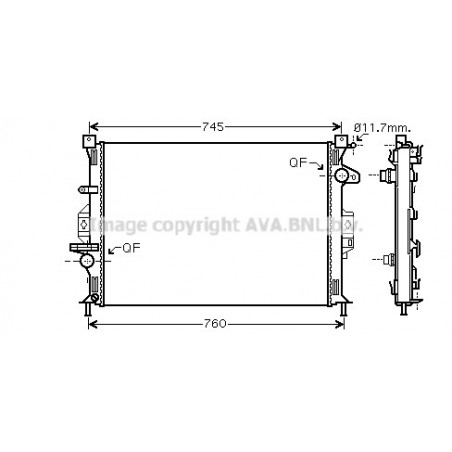 Radiateur AVA QUALITY COOLING