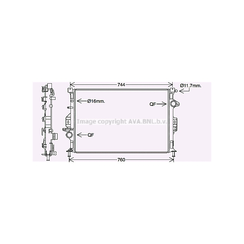 Radiateur AVA QUALITY COOLING