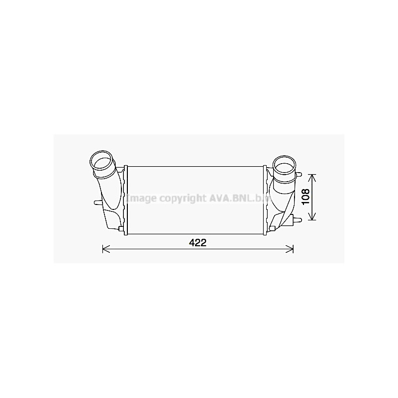 Intercooler (échangeur d'air) AVA QUALITY COOLING
