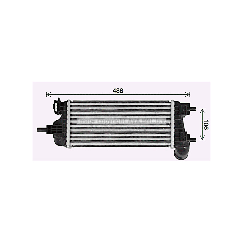 Intercooler (échangeur d'air) AVA QUALITY COOLING