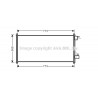 Condenseur de climatisation AVA QUALITY COOLING