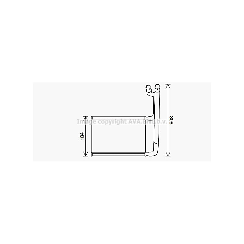 Radiateur de chauffage AVA QUALITY COOLING