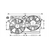 Ventilateur (refroidissement moteur) AVA QUALITY COOLING