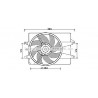 Ventilateur (refroidissement moteur) AVA QUALITY COOLING