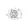 Ventilateur (refroidissement moteur) AVA QUALITY COOLING