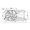 Ventilateur (refroidissement moteur) AVA QUALITY COOLING