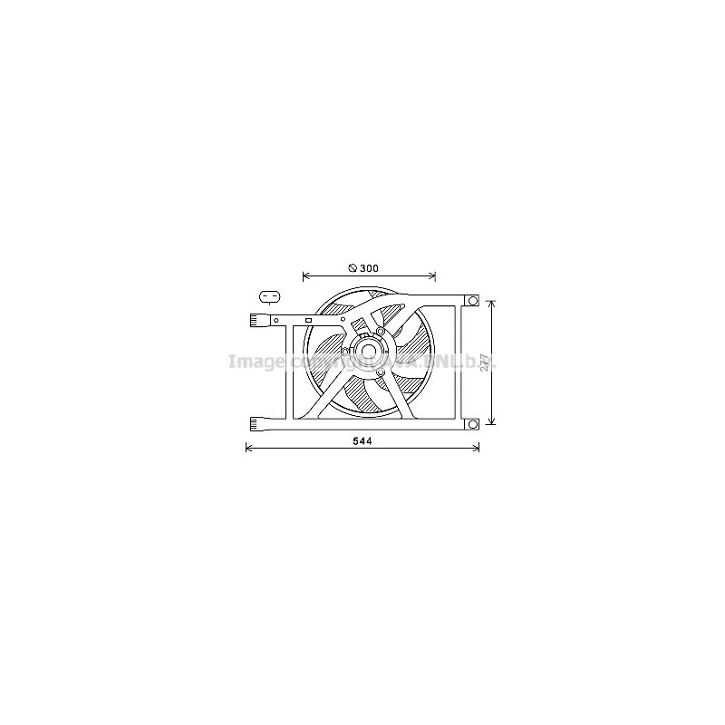 Ventilateur (refroidissement moteur) AVA QUALITY COOLING